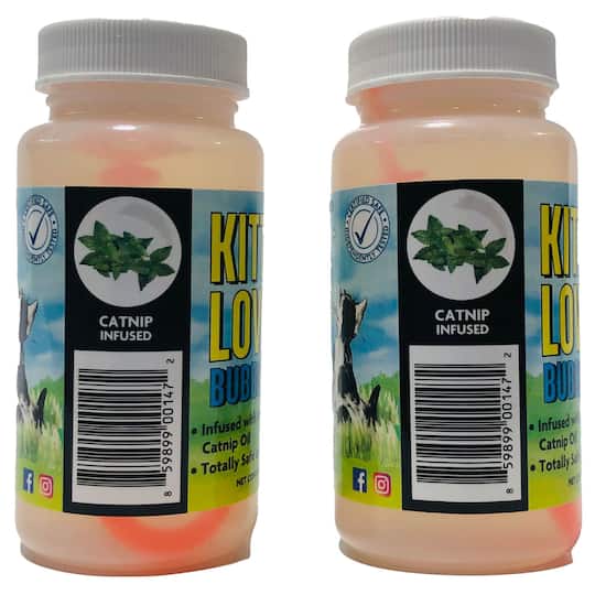 Kitty Love Bubbles™ 4 oz. Catnip Scented Bubbles for Cats, 2ct.